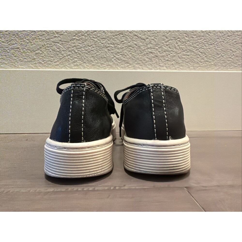 Sofft Women's Sneakers Size 6.5M Casual Piper Leather Lace Up Shoes Solid Black - Picture 7 of 12